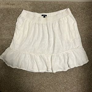 White skirt